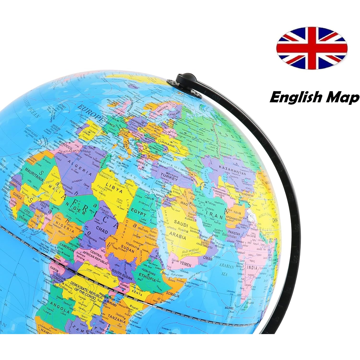 Large Educational World Globe 30cm: image 6