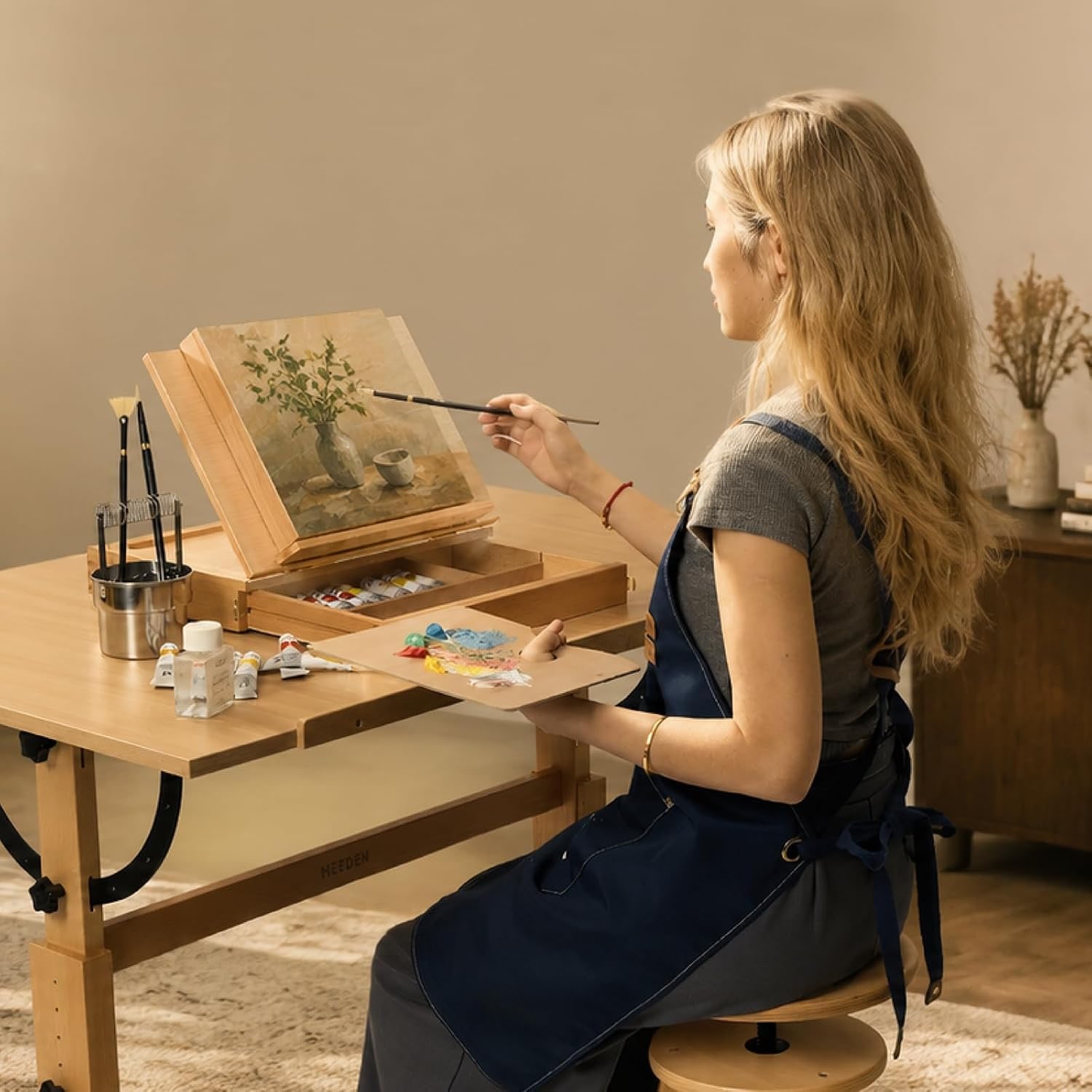 Tabletop Easel with Drawer: image 5