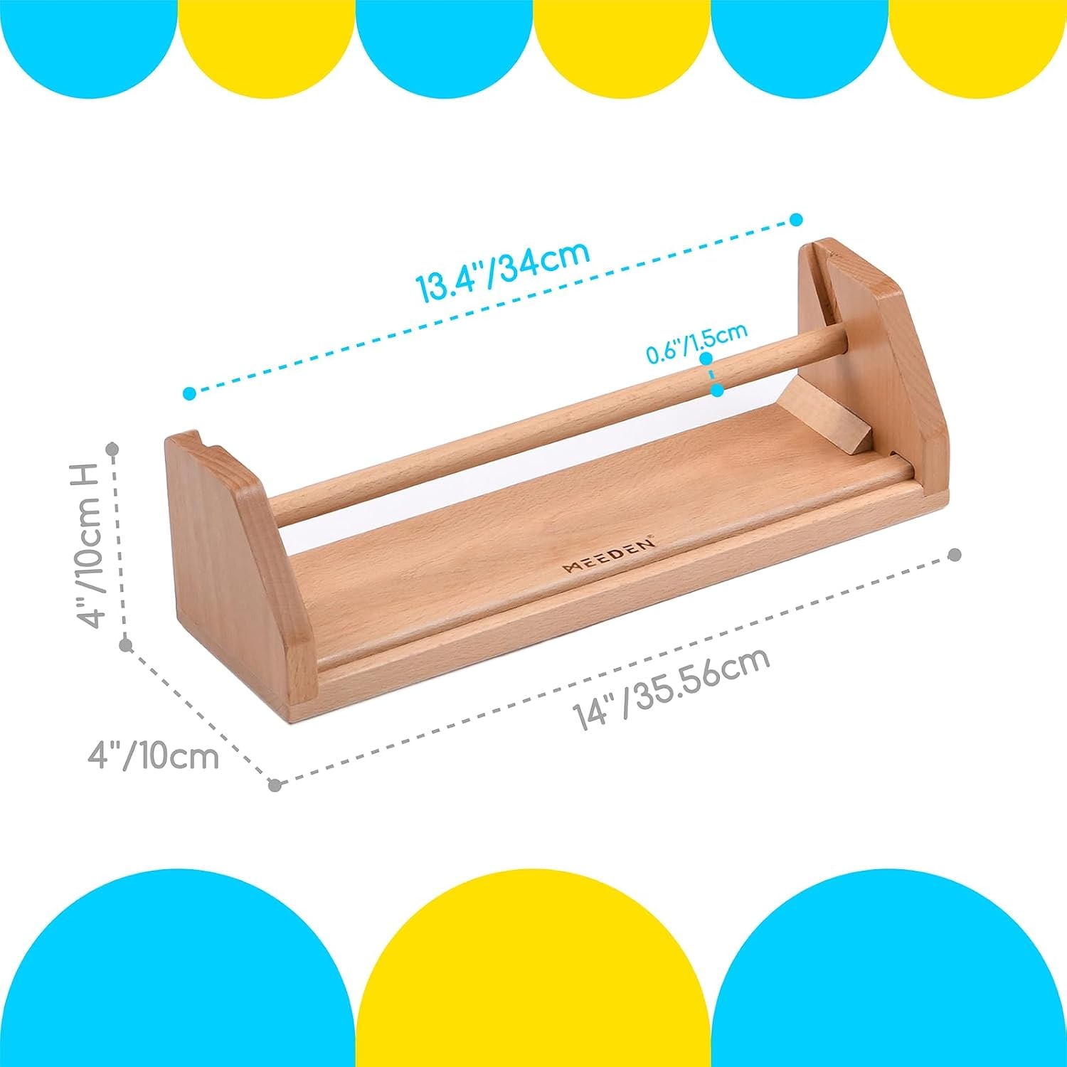 Wooden Paper Roll Easel for Kids