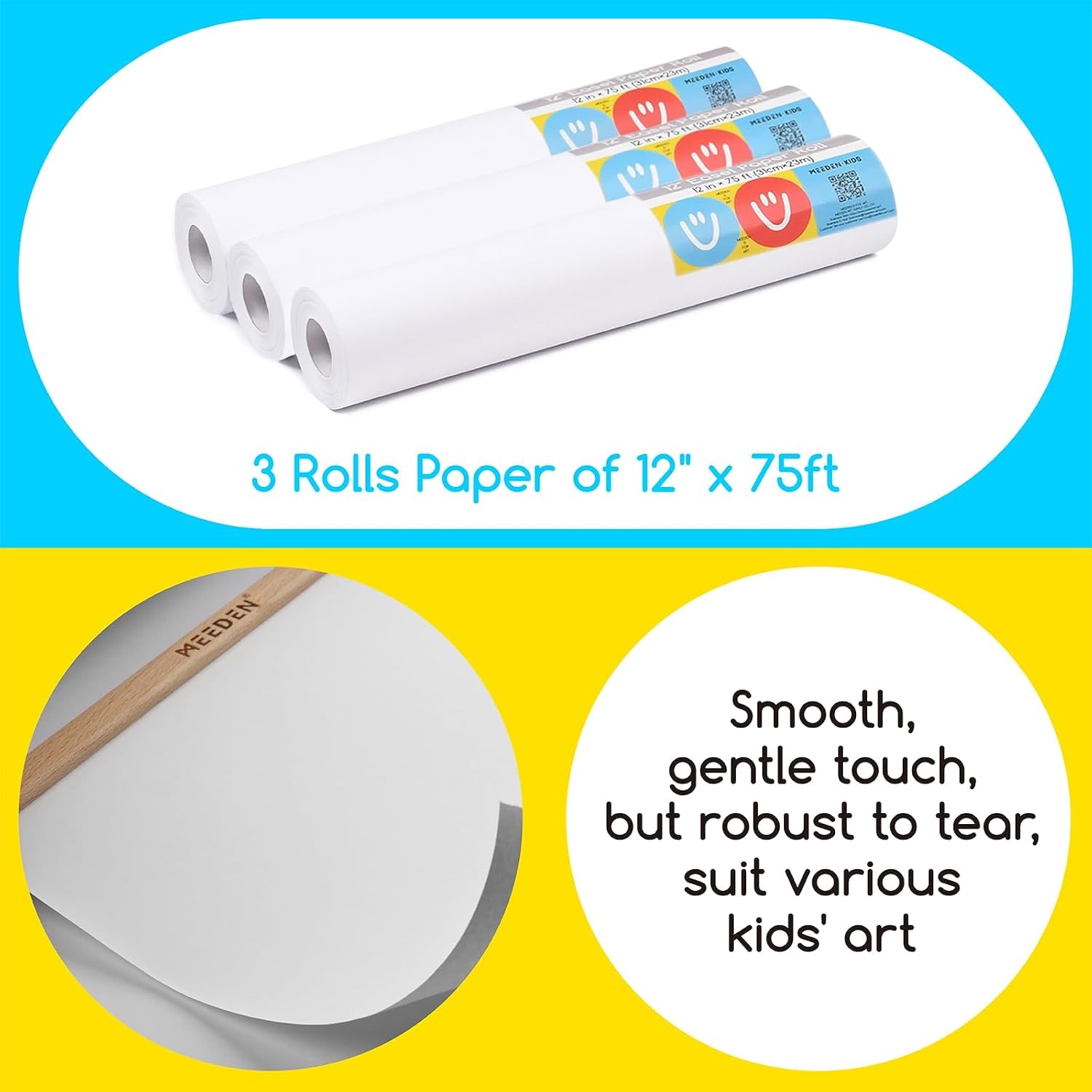 Wooden Paper Roll Easel for Kids