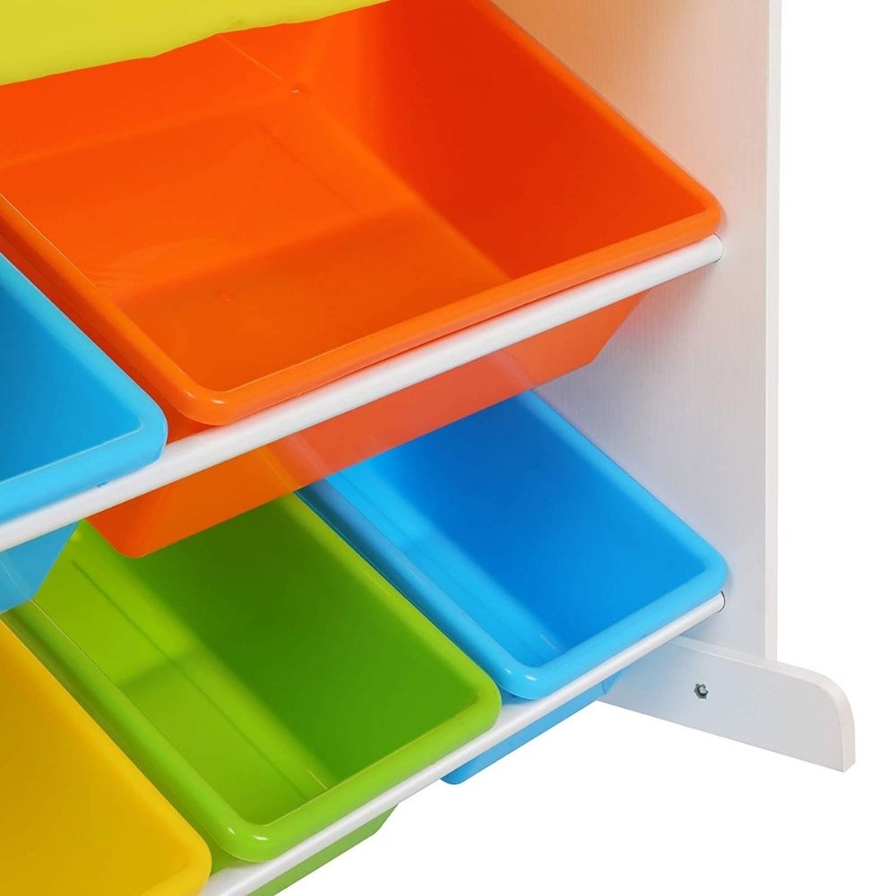 Kids Bookshelf with Toy Storage Boxes: image 8