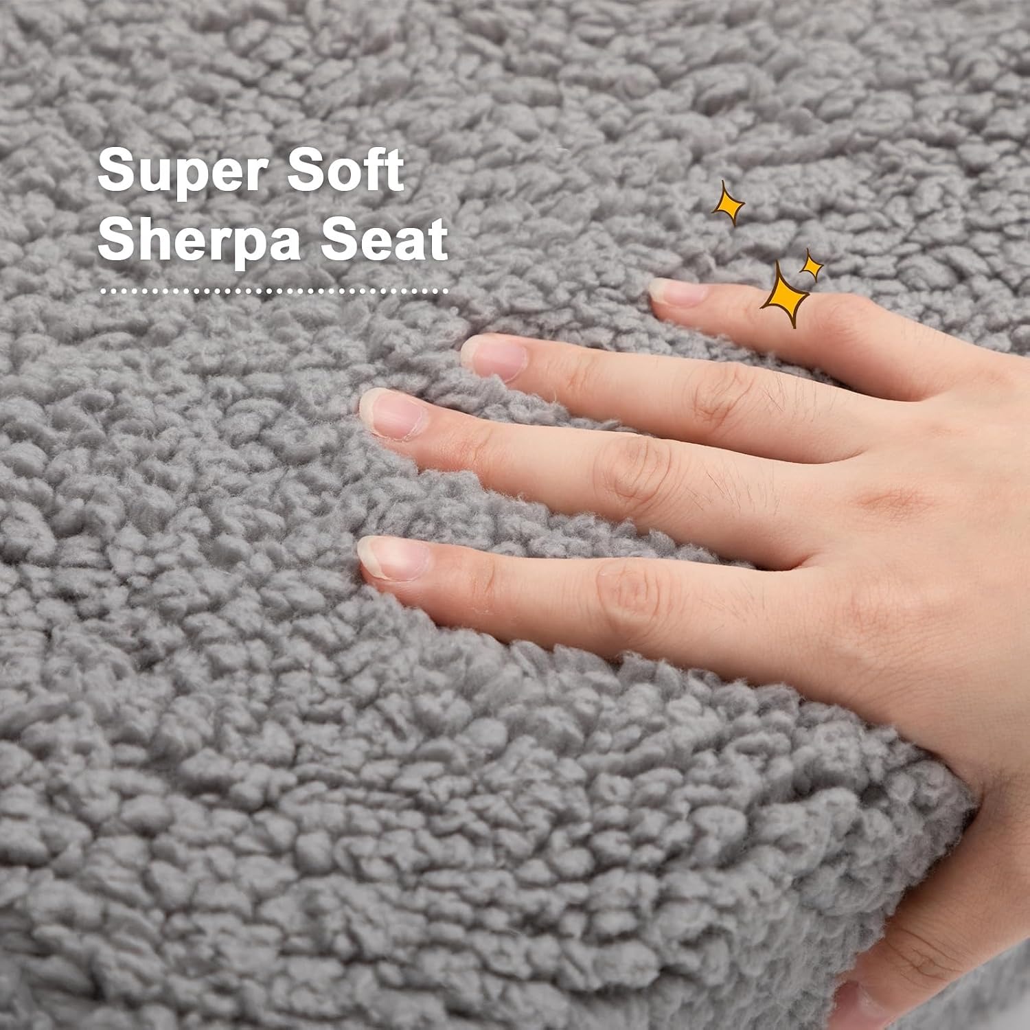 2-in-1 Sherpa Kids Sofa Bed: image 7