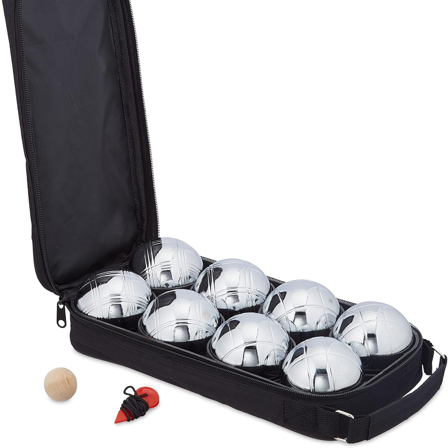 8 Metal Ball Boules Set