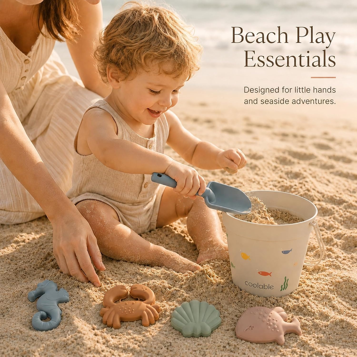 Sea Creatures Silicone Beach Toy Set: image 10
