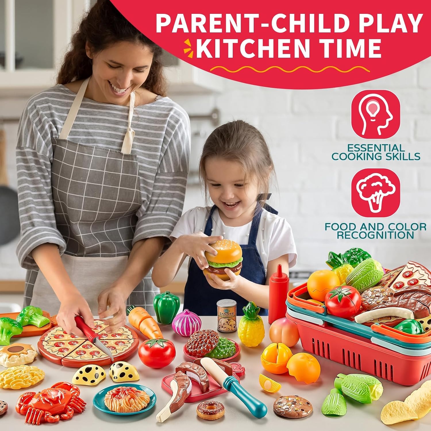 Play Food Set with Two Picnic Baskets: image 2