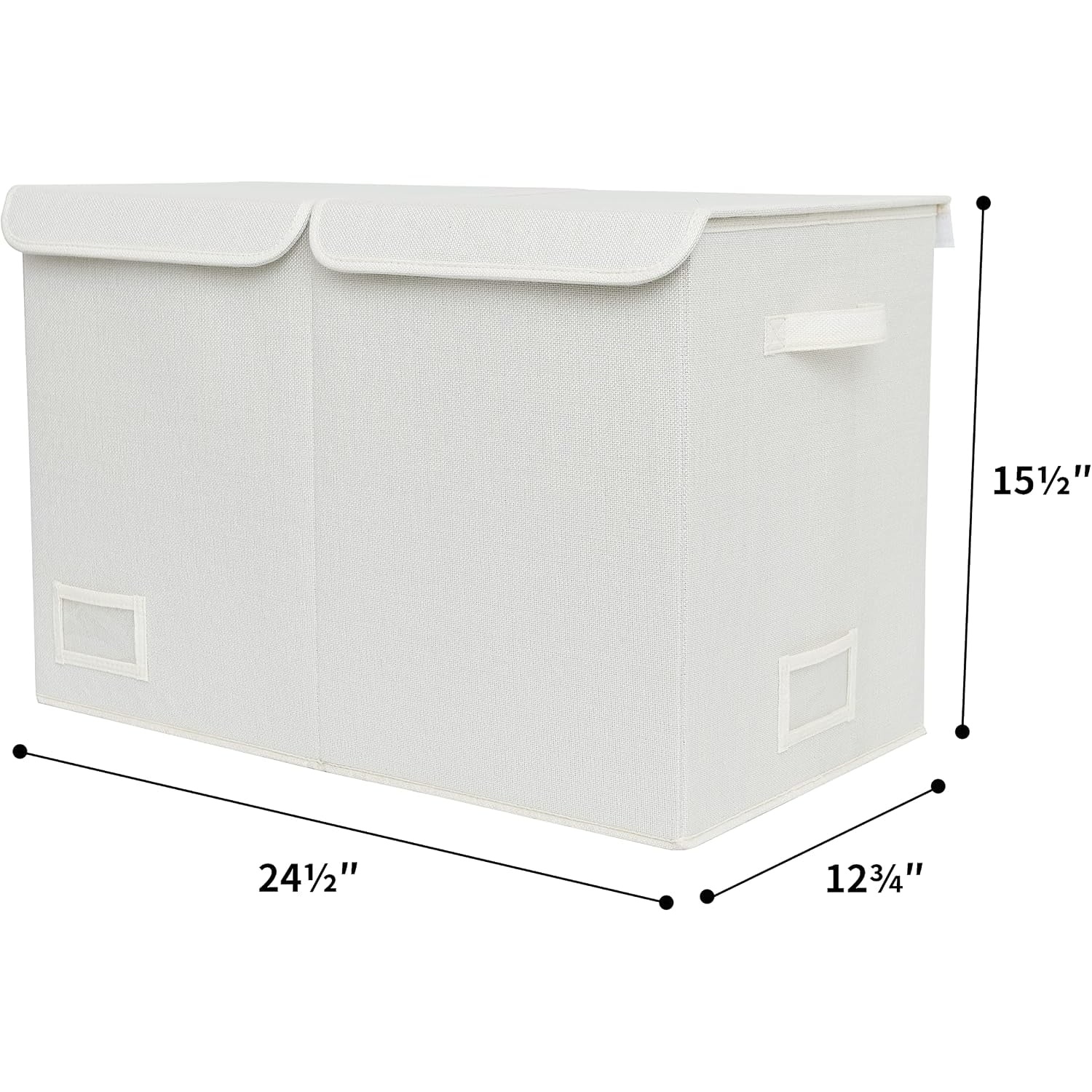 Large Toy Storage Box with Lid and Divider: image 4