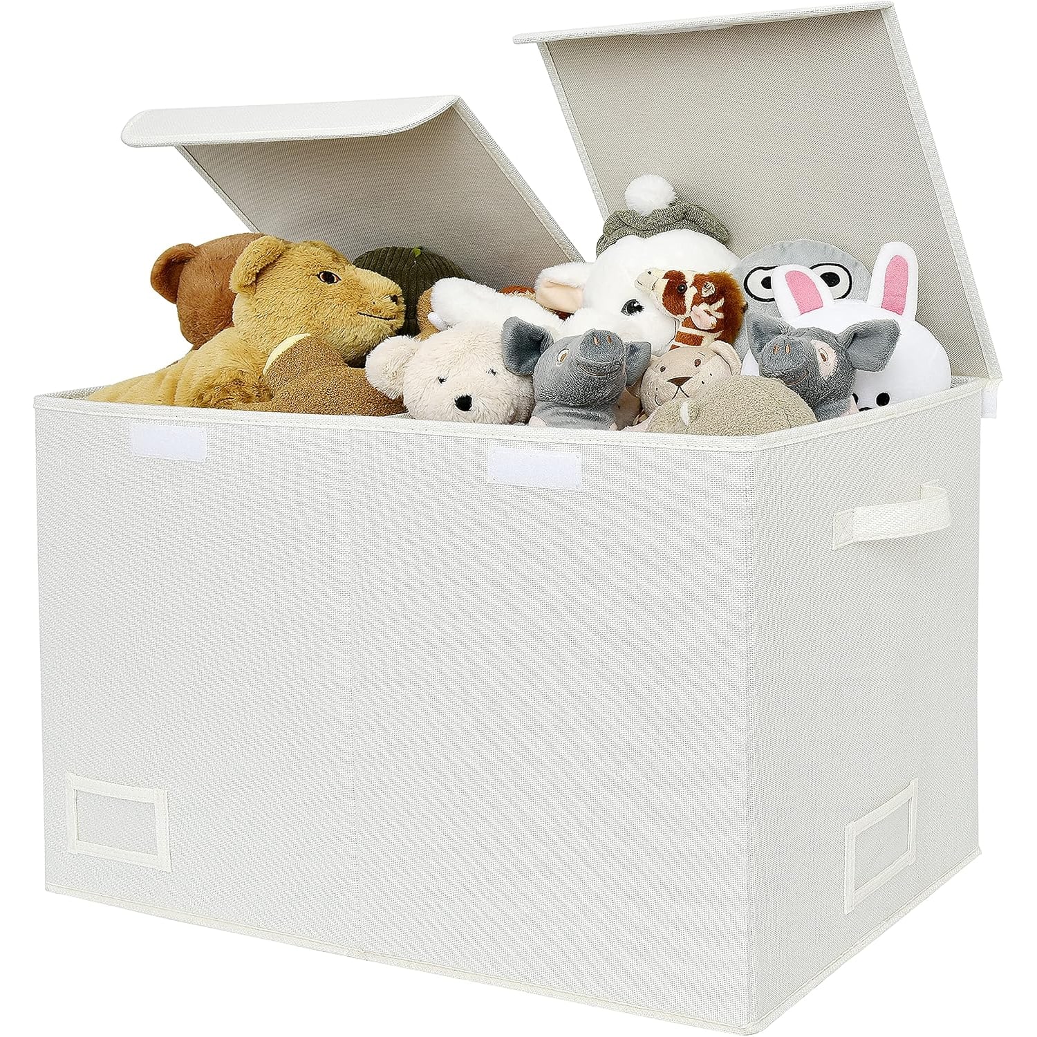 Large Toy Storage Box with Lid and Divider