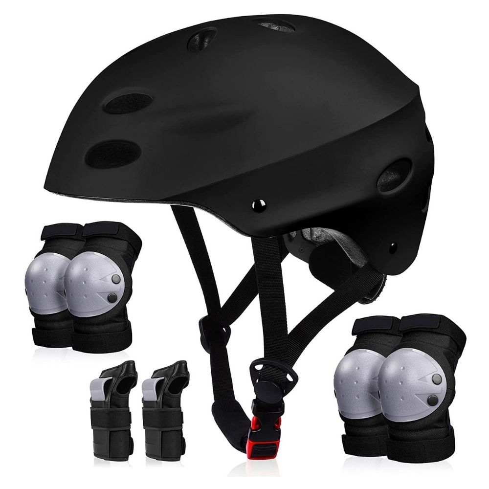 7-in-1 Kids Bike Helmet and Pads Set
