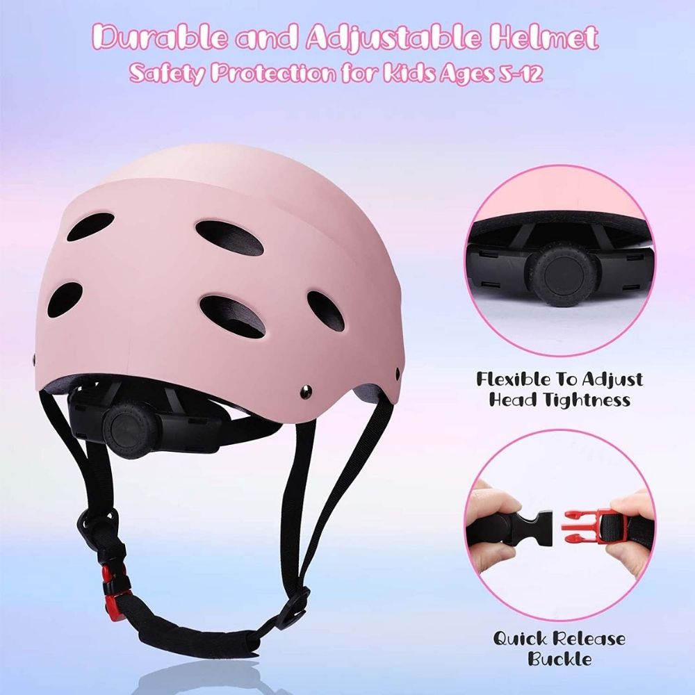 7-in-1 Kids Bike Helmet and Pads Set: image 5
