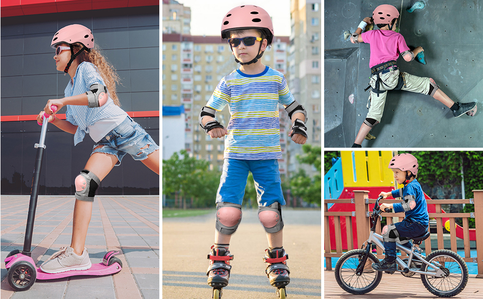 7-in-1 Kids Bike Helmet and Pads Set: image 15