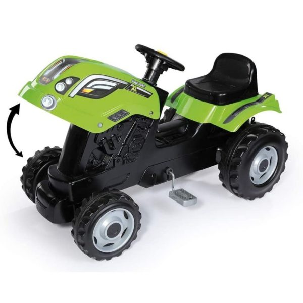 buy green ride on tractor for kids